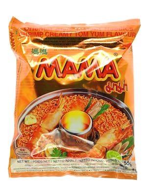 MAMA INSTANT NOODLES SHRIMP CREAMY TOM YUM 30x55g (FR/AE)