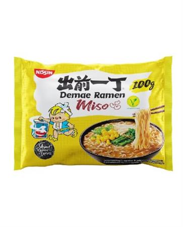 NISSIN DEMAE RAMEN MISO - NOODLES ISTANT 10x100g (UE)