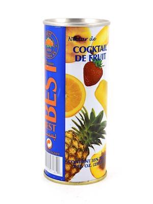BEST FRUIT COCKTAIL CAN - JUICE 30x250ml