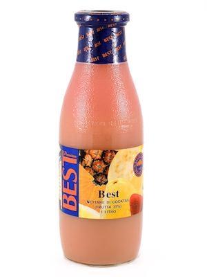 BEST FRUIT COCKTAIL GLASS - JUICE 6x1L