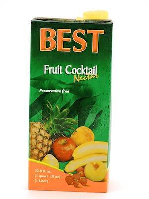 BEST FRUIT COCKTAIL BRICK - JUICE 6x1L