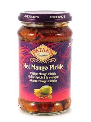 PATAK'S MANGO PICKLE HOT - SALSA DI MANGO PICCANTE 6x283g