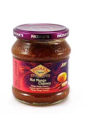 PATAK'S MANGO CHUTNEY HOT - SALSA DI MANGO 6x340g